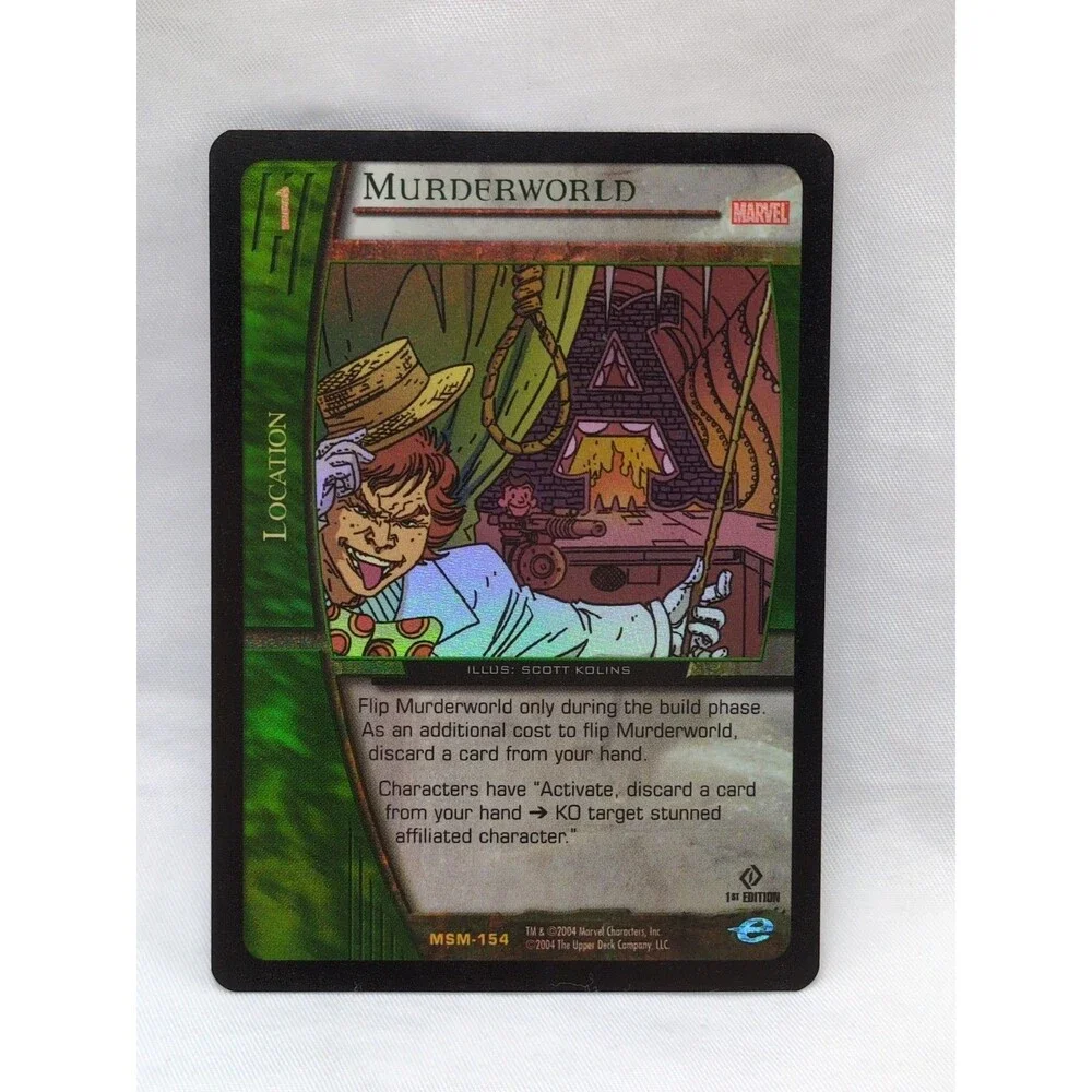 Foil Murderworld Vs System Wen Of Spiderman 1st Edition Rare Card MSM-154